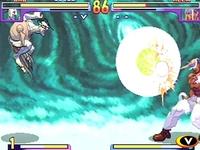 une photo d'Ã©cran de Street Fighter 3 - Double Impact sur Sega Dreamcast